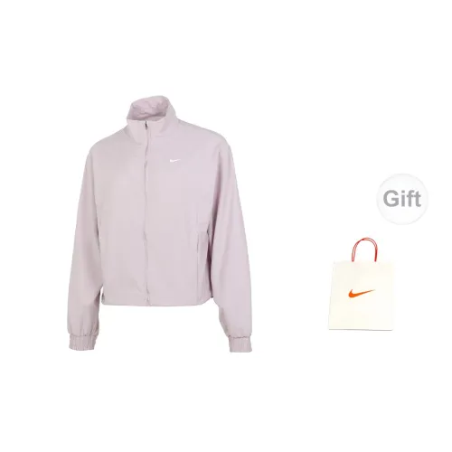 Nike Jackets Unisex Silver Grey Purple+Gift Bag