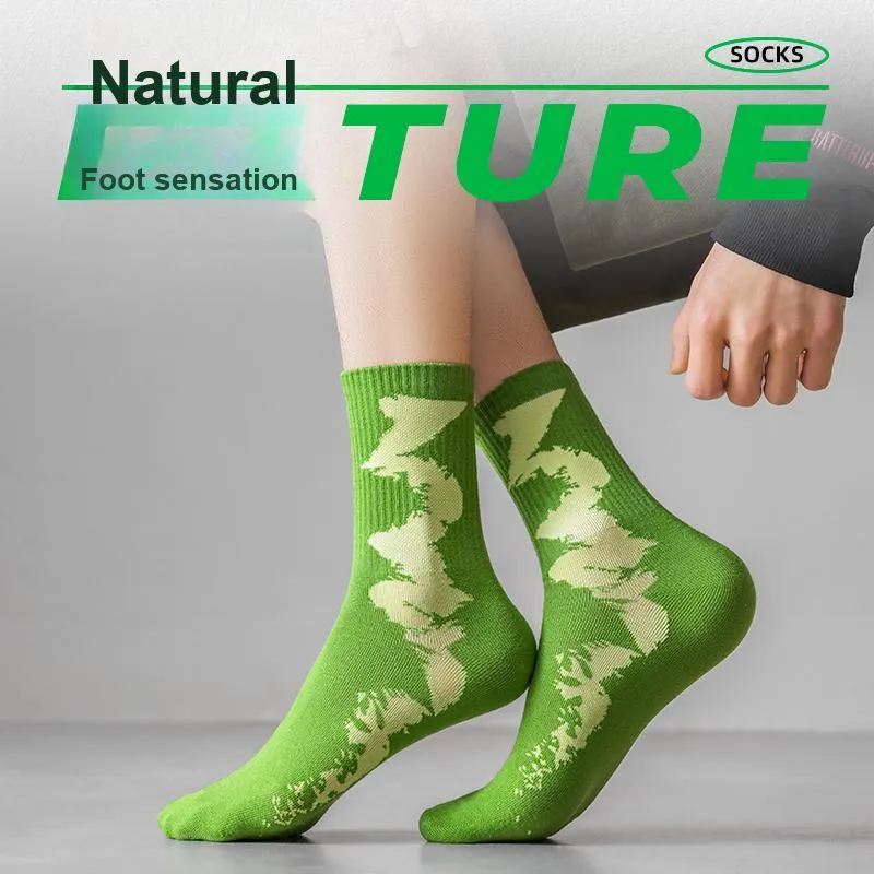 Cotton Gene Mid Calf Socks Men's 4 Pack-1