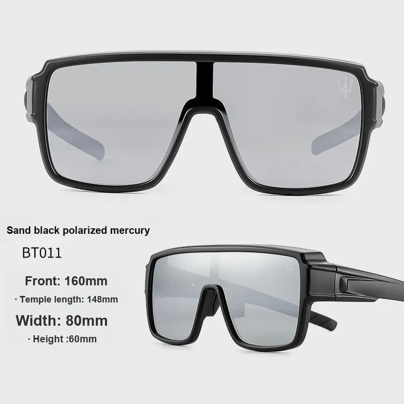 Maserati TR90 Irregular Shape Sunglasses Unisex-3