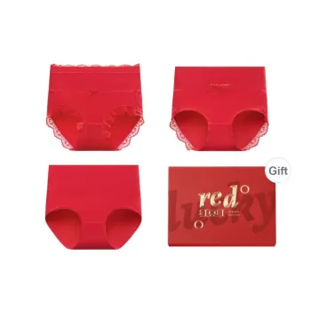 Red Bean Underpants Women's 3 Pack Gift Box Set