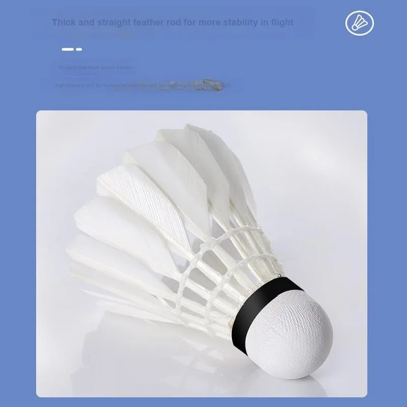 Kawasaki 12 Pack Goose Feather Shuttlecocks-3