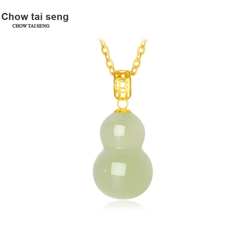 CHOW TAI SENG Pendants Pale Greenish White Jade Women's-2