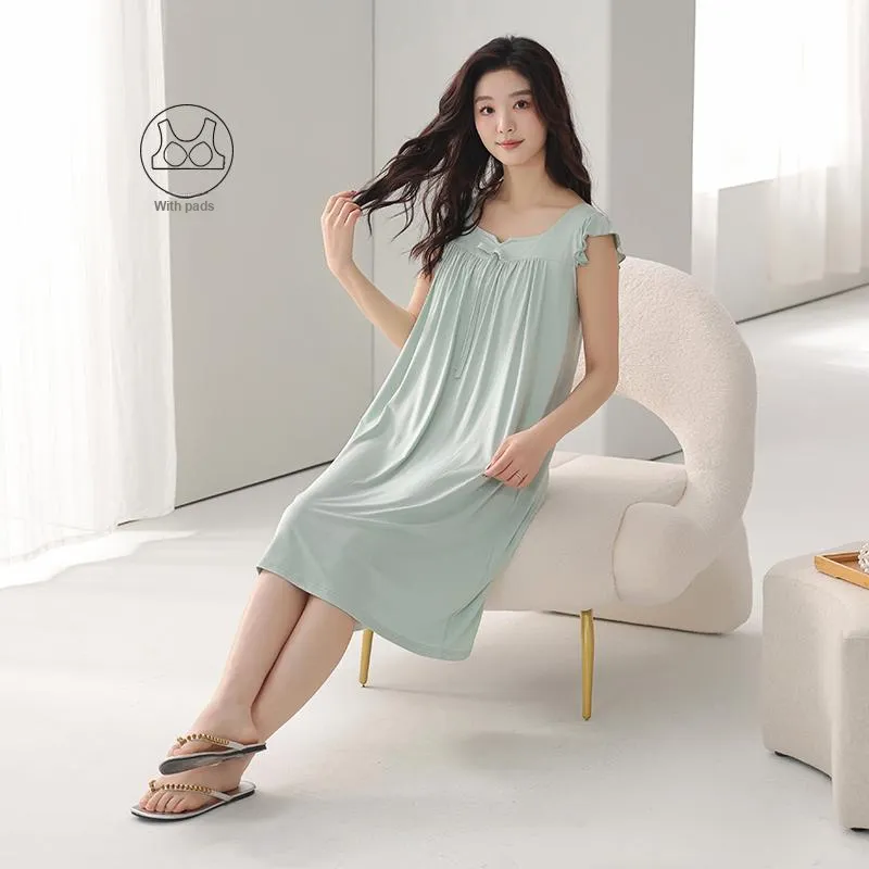 MADALLO Women's Nightgowns-4
