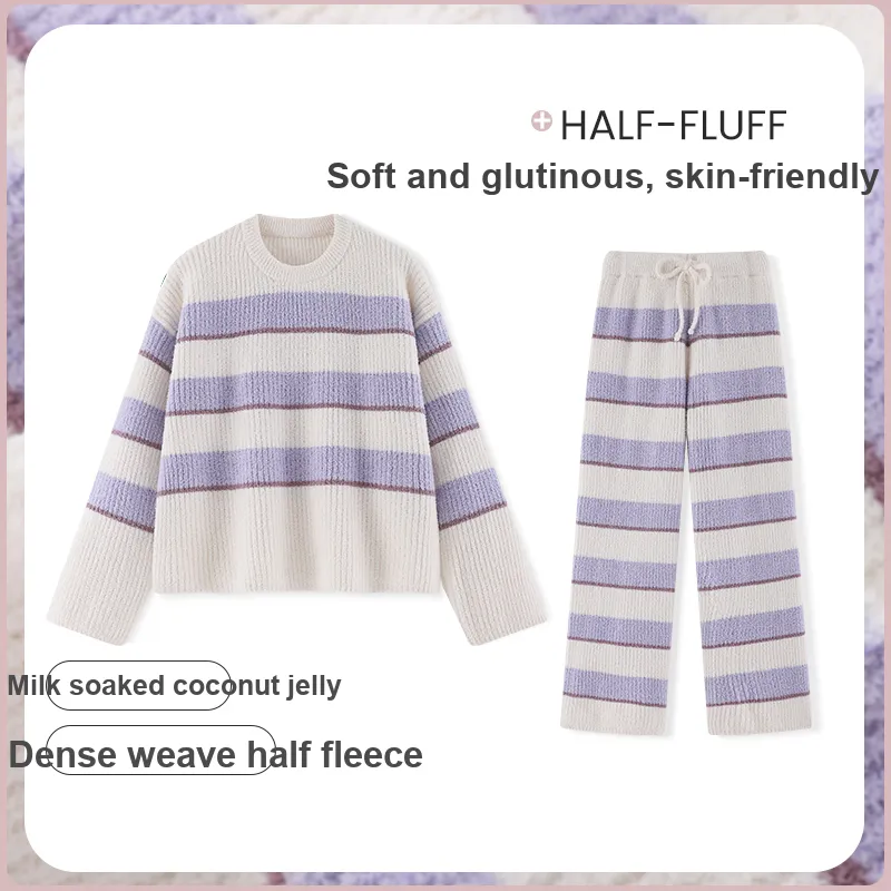 Beast's Secret Pajama Set Women's Purple-4