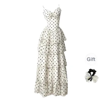 TUSHIFEI Slip Dresses Women's Light Beige+Hair Tie Comes With