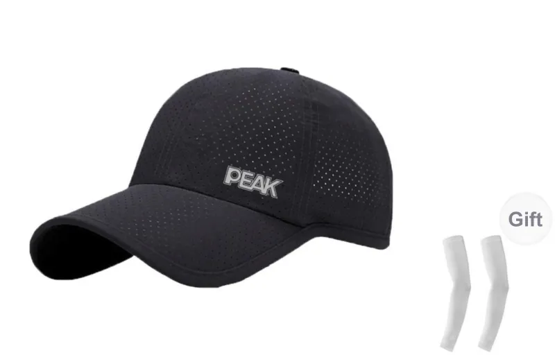 PEAK Polyester Baseball Caps Unisex Multiple Colors-8