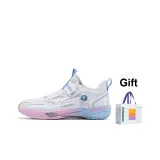 White/Blue+Custom Shopping Bag