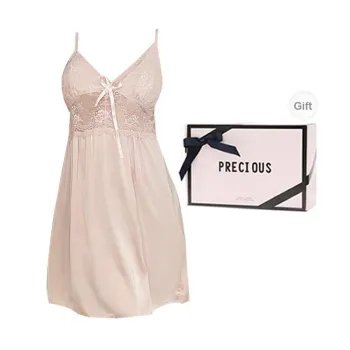 OEING Nightgown Women's Gift Box Set Champagne