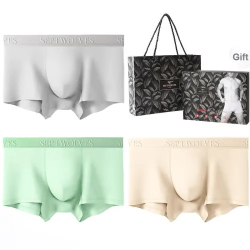 SEPTWOLVES Underpants Men's Gift Box Set+Shopping Bag