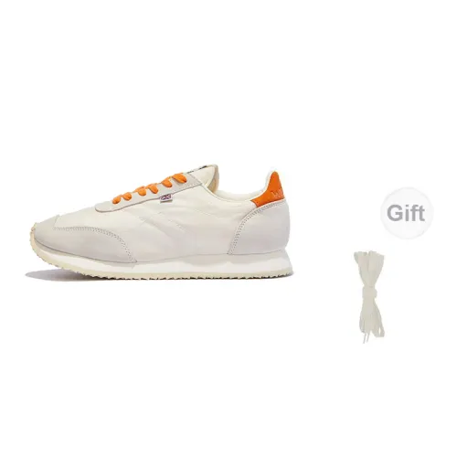 Norman Walsh Tdl Casual Shoes Unisex Low-Top White/Orange Red