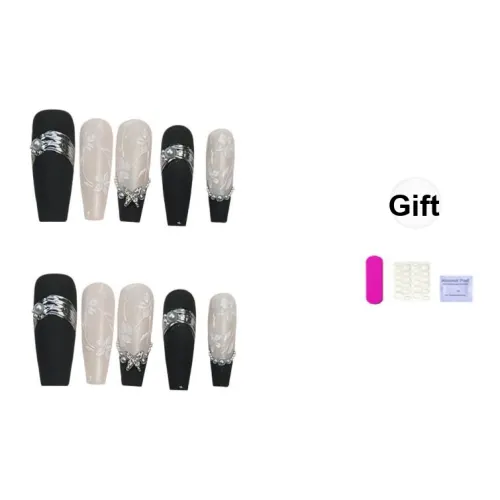 XIBI Вышитый Spring New Chinese Style Silk Jacquard Вышитый Nail Polish Premium Matte Handcrafted Trapezoidal