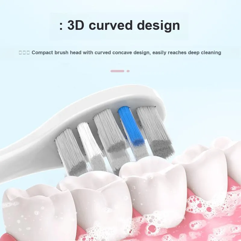 EIYEAH Compatible With Usmile Toothbrush Heads Professional Soft Bristle Replacement Heads-6