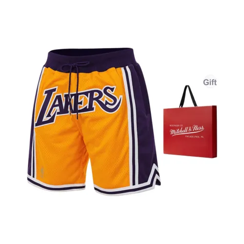 Mitchell Ness x JUST DON Баскетбольные шорты Унисекс Желтые