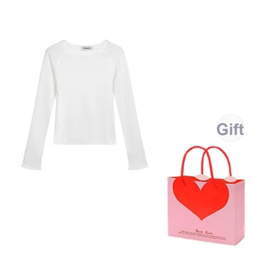 ZVJH Белый Женские T-рубашки