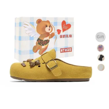 NTOZE Abrasion Resistant Slip Resistant Wrap toe Slippers Women's Gift Box Set