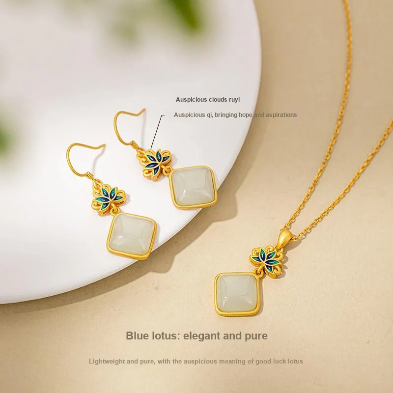 Encounter Gift Earrings Green Jade Women's-8