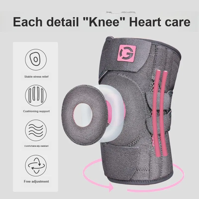 Competition Running Mountaineering Badminton Basketball Fitness Unisex Nylon Elastane Knee Pads-15