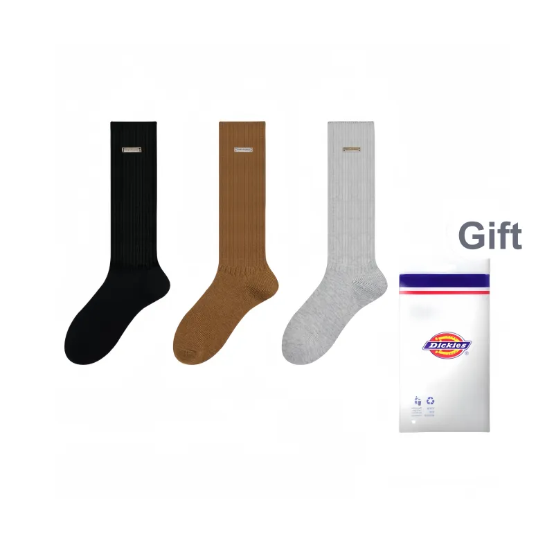Dickies Thickened Terry Warm Breathable Fall And Winter Knee-High Socks Women's-1