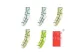 White 2-Yellow 2-Green 1[5 Pack]