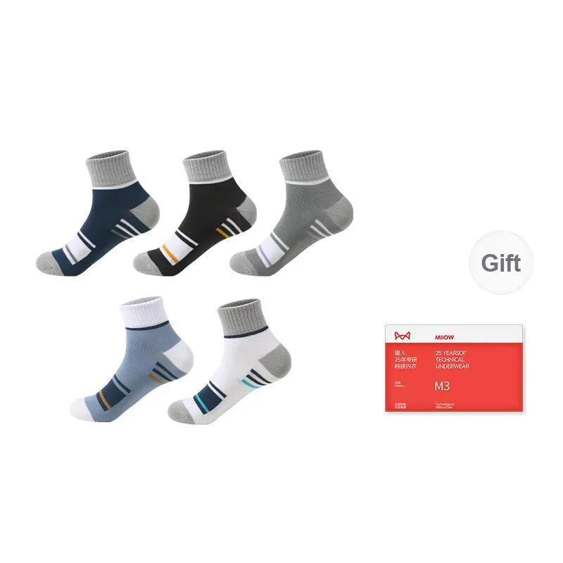 MIIOW Mid Calf Socks Men's Combo Set-13