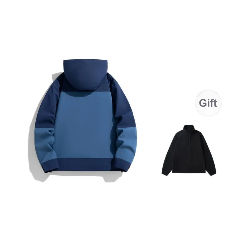 Feiyue Water-Resistant Windproof Warm Water-Repellent Windbreaker Jacket Unisex-24