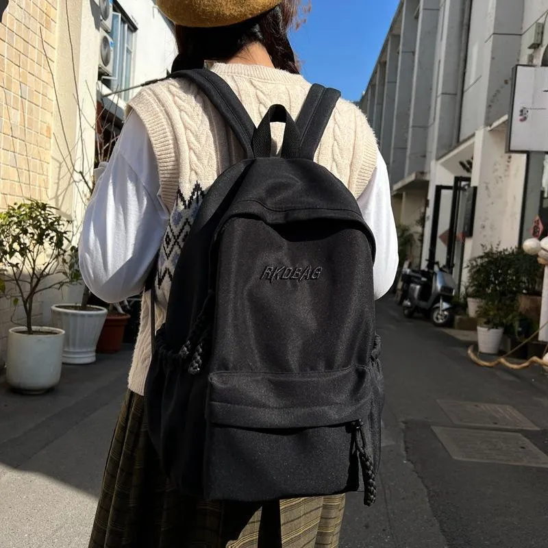 Barang Bear Solid Color Backpack Unisex-10