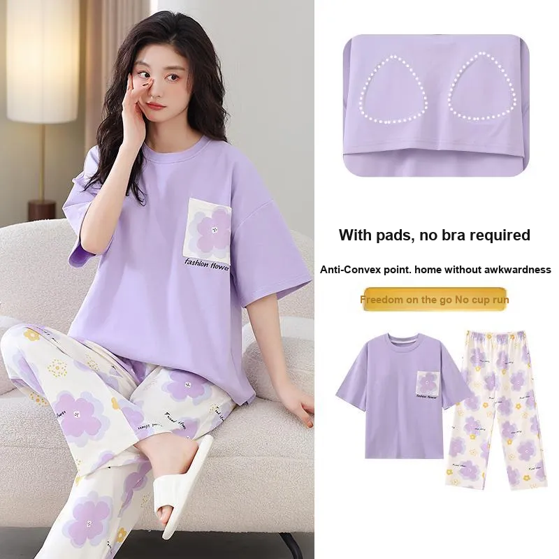 FENTENGCARE Pajama Set Women's Violet-1
