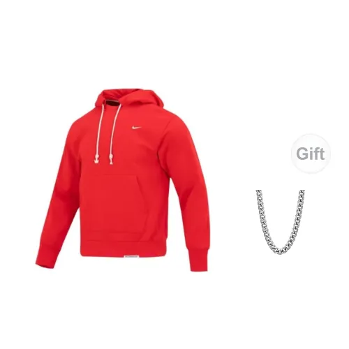 Nike Sweatshirts Unisex Red With Free Necklace