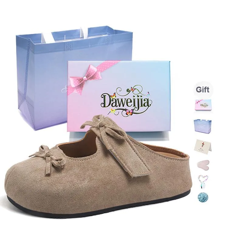 Dawei's House Closed Toe Slippers Women's Gift Box Set-28