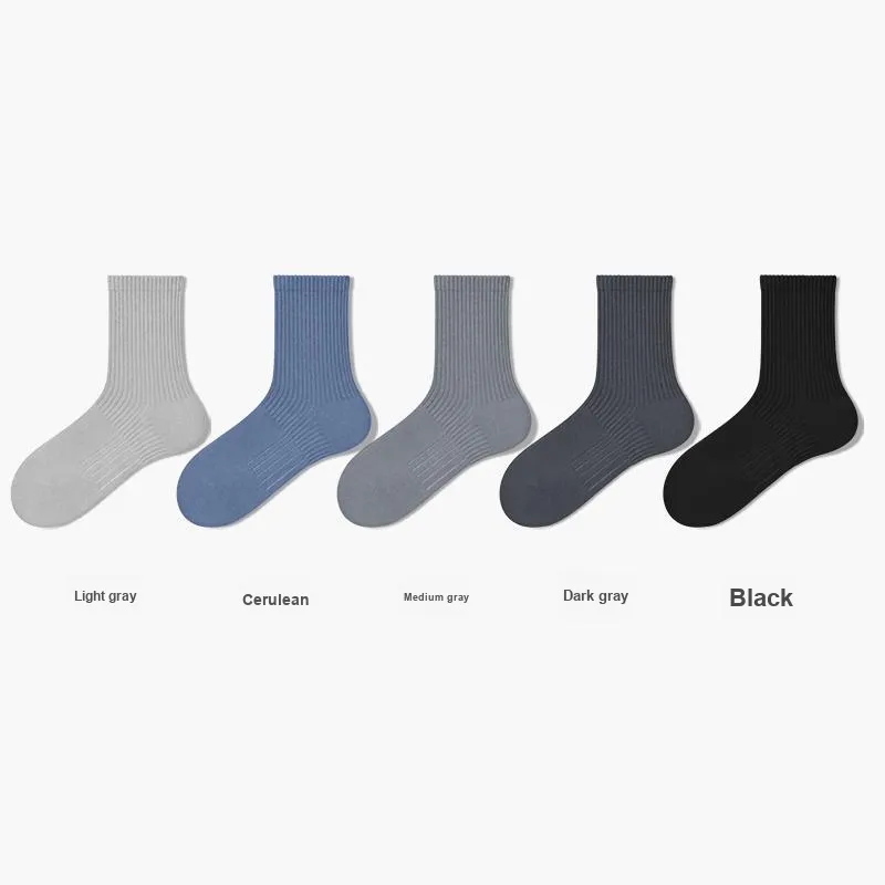 B&C.Room Mid Calf Socks Men 5 Pack-19