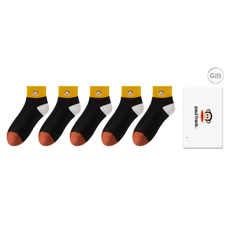 PAUL FRANK Mid Calf Socks Men's Box 5 Pack-0