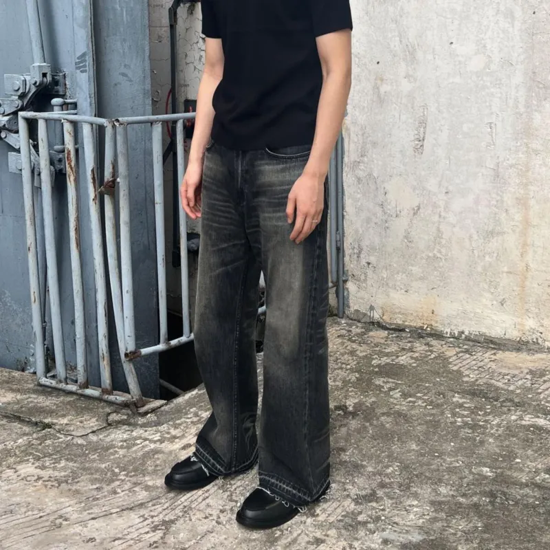 Vine Color Jeans Unisex Black-5