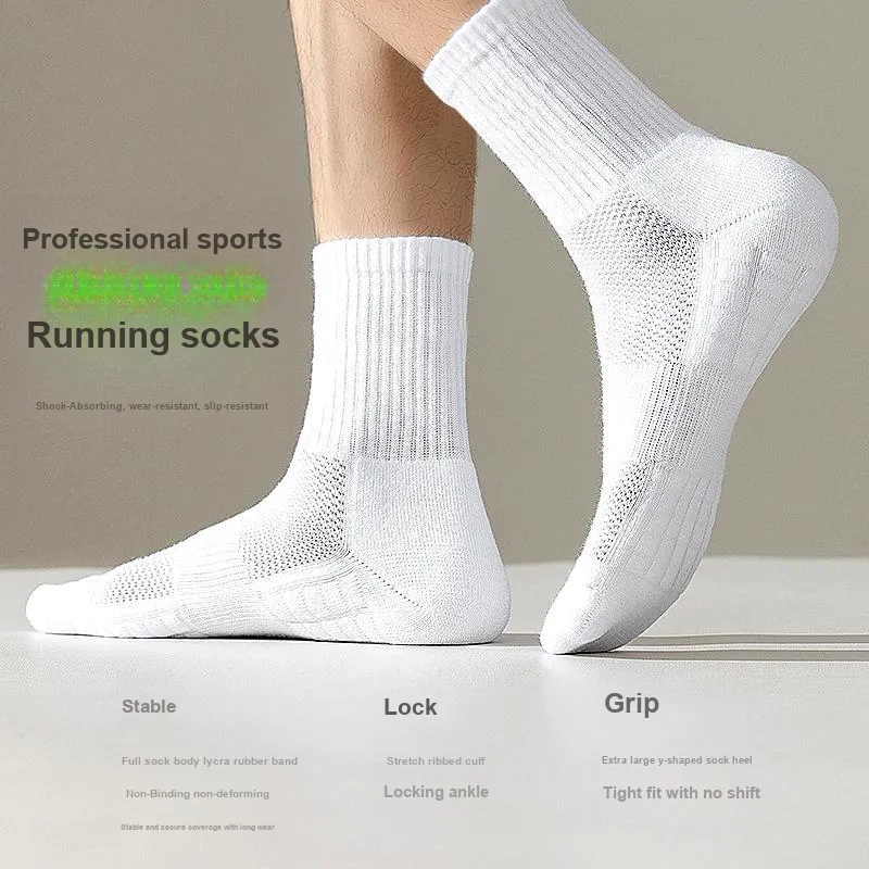 Top Melon Crew Socks All Seasons Men's Combo Set-8