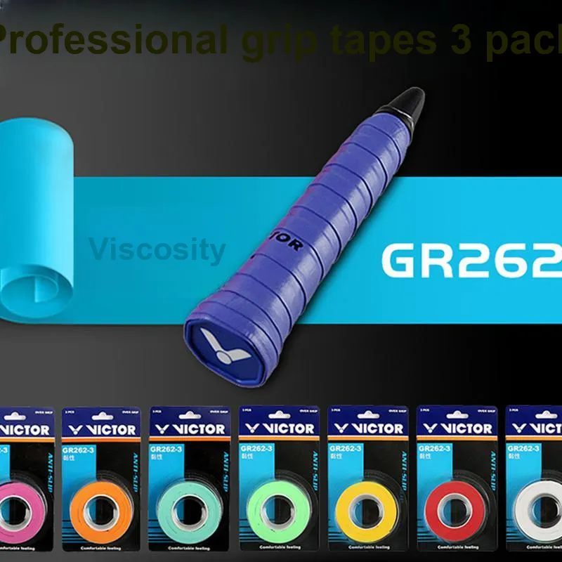 VICTOR Badminton Grip Tape Purple Polyurethane Thin-1