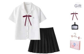 Tokyo Season Uniform Women's Gift Box Set White+Navy Blue