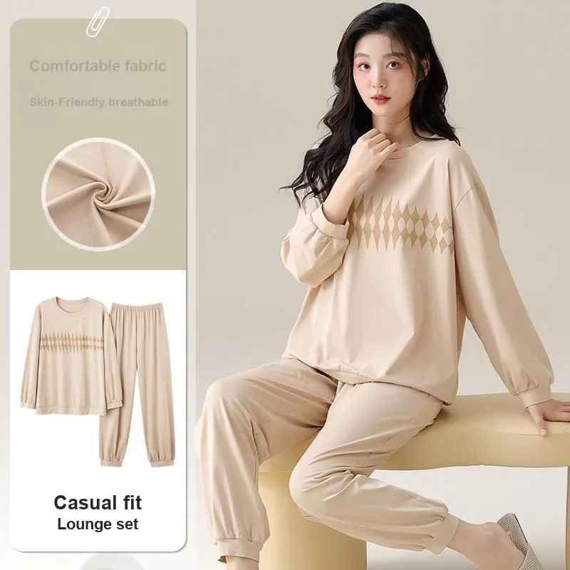 MADALLO Pajama Set Women's Tea Brown-1