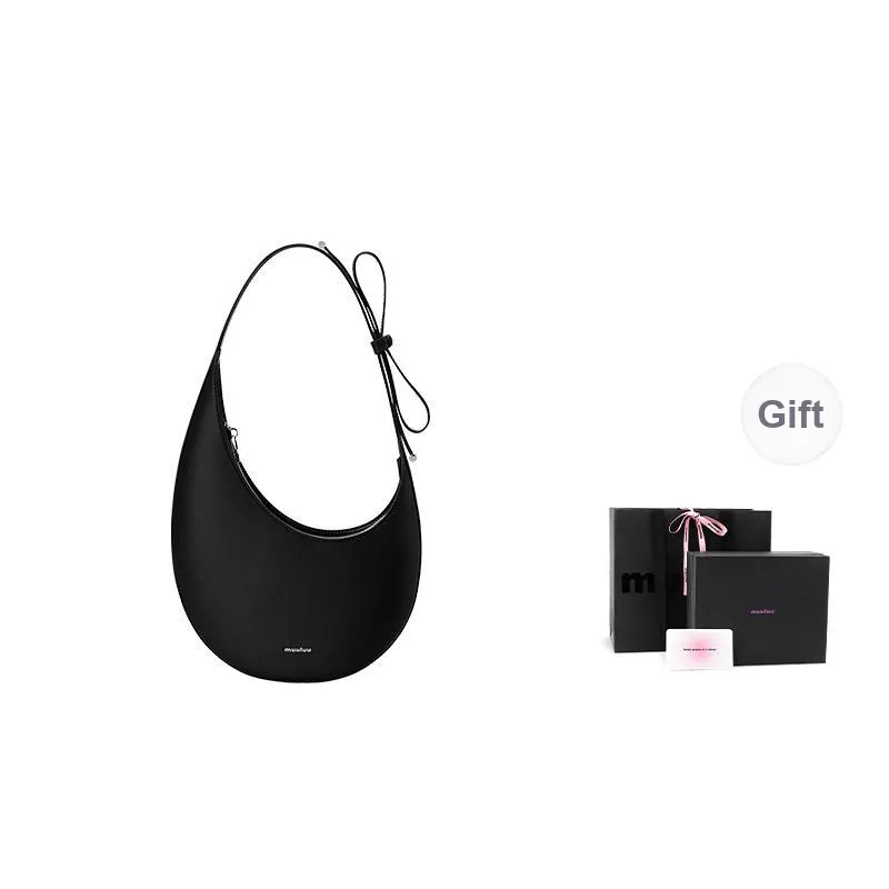 Muuluu Fabric Swan Crescent Bag For Girlfriend Shoulder Bag Medium Size Women's Multicolor-4