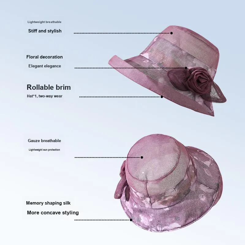NANJIREN Lightweight Sun Protection Hats Women's-6