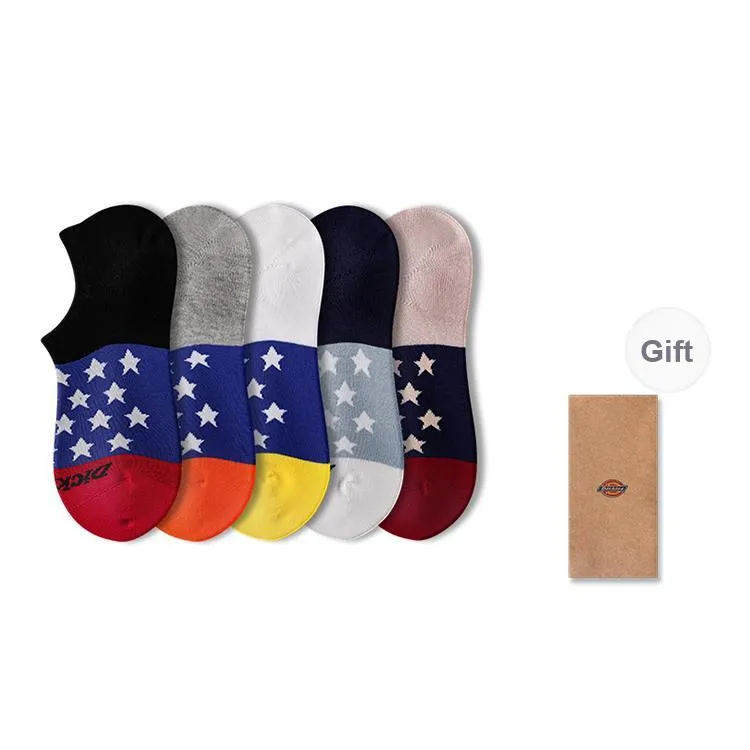 Dickies Sweat-Wicking Cute Invisible No-Show Socks Unisex-48