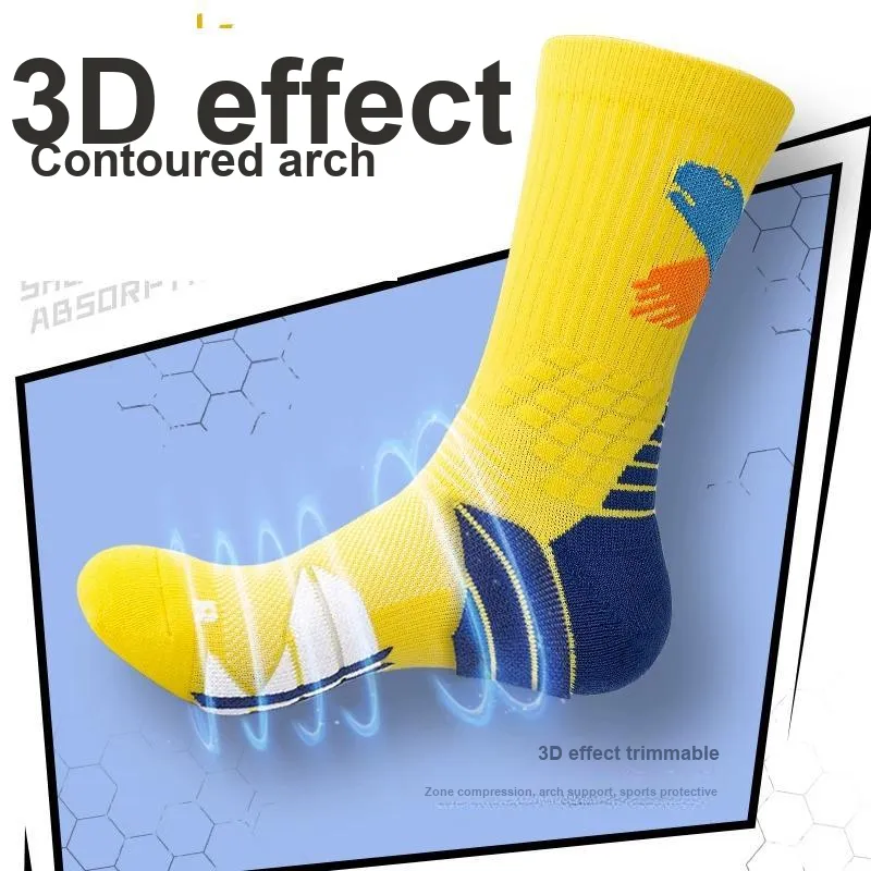 Taste The Color Basketball Socks Unisex 2 Pack-3