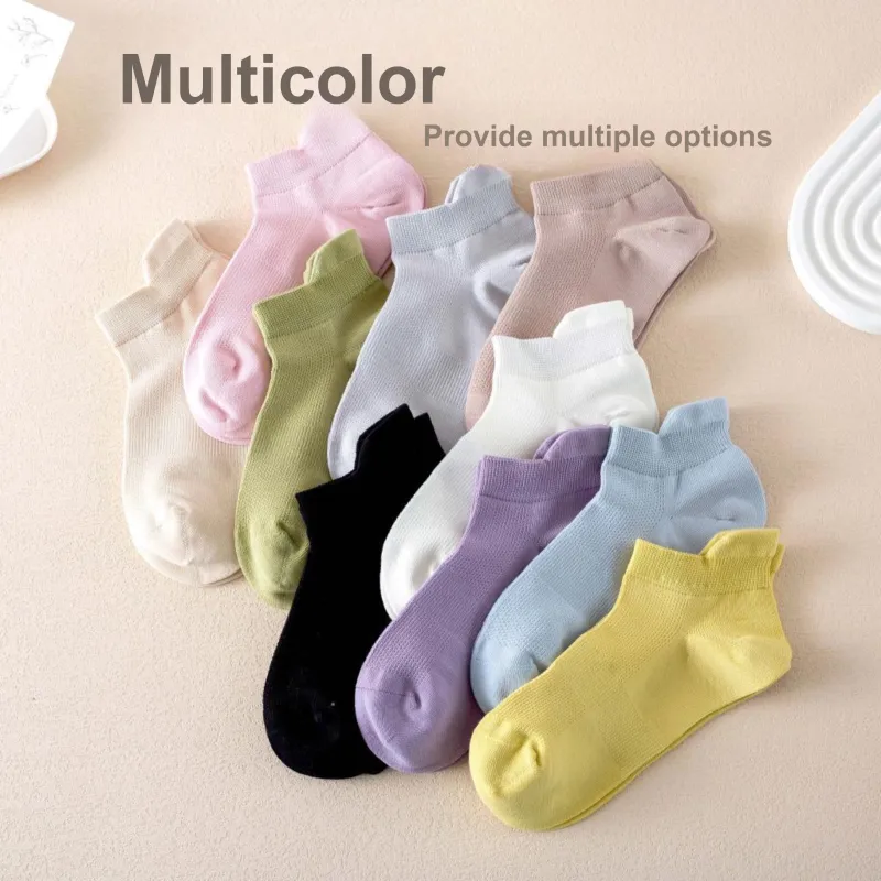 Lan Miao Ankle Socks Women's Shopping Bag 5 Pack-31