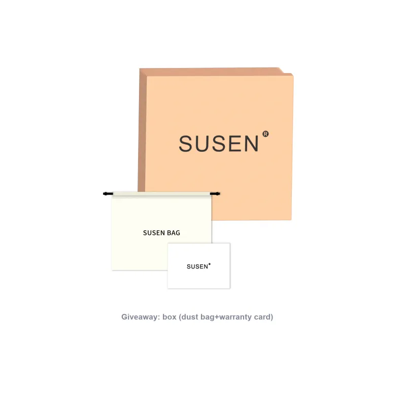 SUSEN Glossy Finish Down Jacket Fabric Shoulder Bag Women's-6