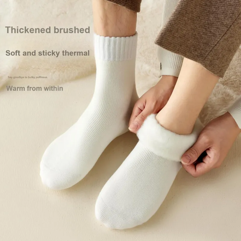 MIIOW Mid Calf Socks Men's 5 Pack Mixed Color-4