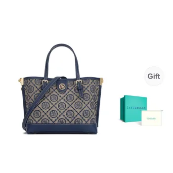 CHRISBELLA Synthetic Leather One Shoulder Crossbody Small Bag Trumpets Women's Blue