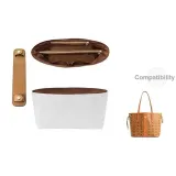 Mcm[Small]Brown DuPont Paper Waterproof Liner+Earth Yellow Shoulder Strap
