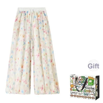 OURUOKE Casual Pants Women's Multicolor