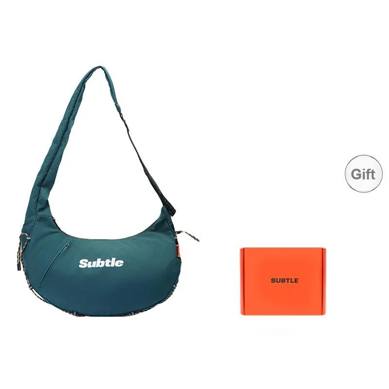 Subtle Nylon Crossbody Bag Medium Size Unisex Multicolor-10