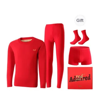 MIIOW Thermal Set Men's Gift Box Set Red