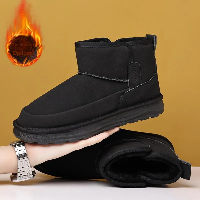 Wooden Rabbit Thermal Short Snow Boots Men's-1