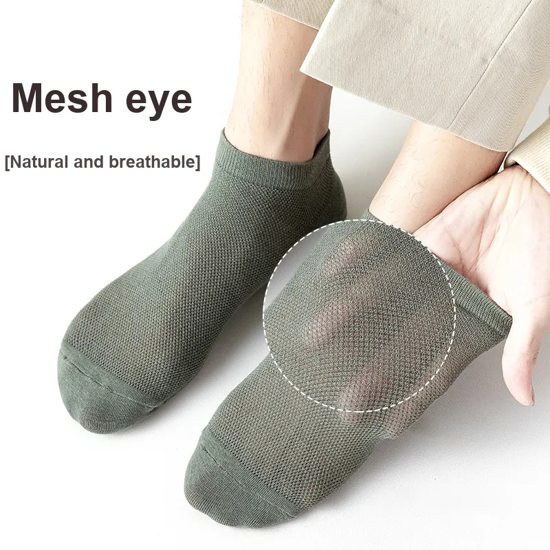 DAMOS·LOVE No Show Socks Men's Combo Set-7
